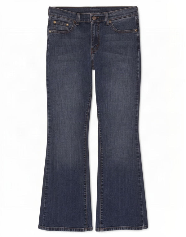 Jeans Levi's 515 Bootcut da donna US 8 medio W30 L31 cotone blu