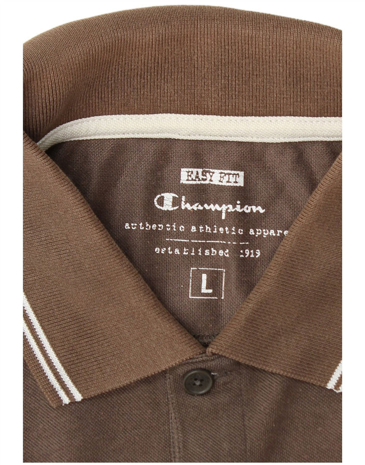 Polo Champion da uomo Easy Fit, taglia grande, marrone