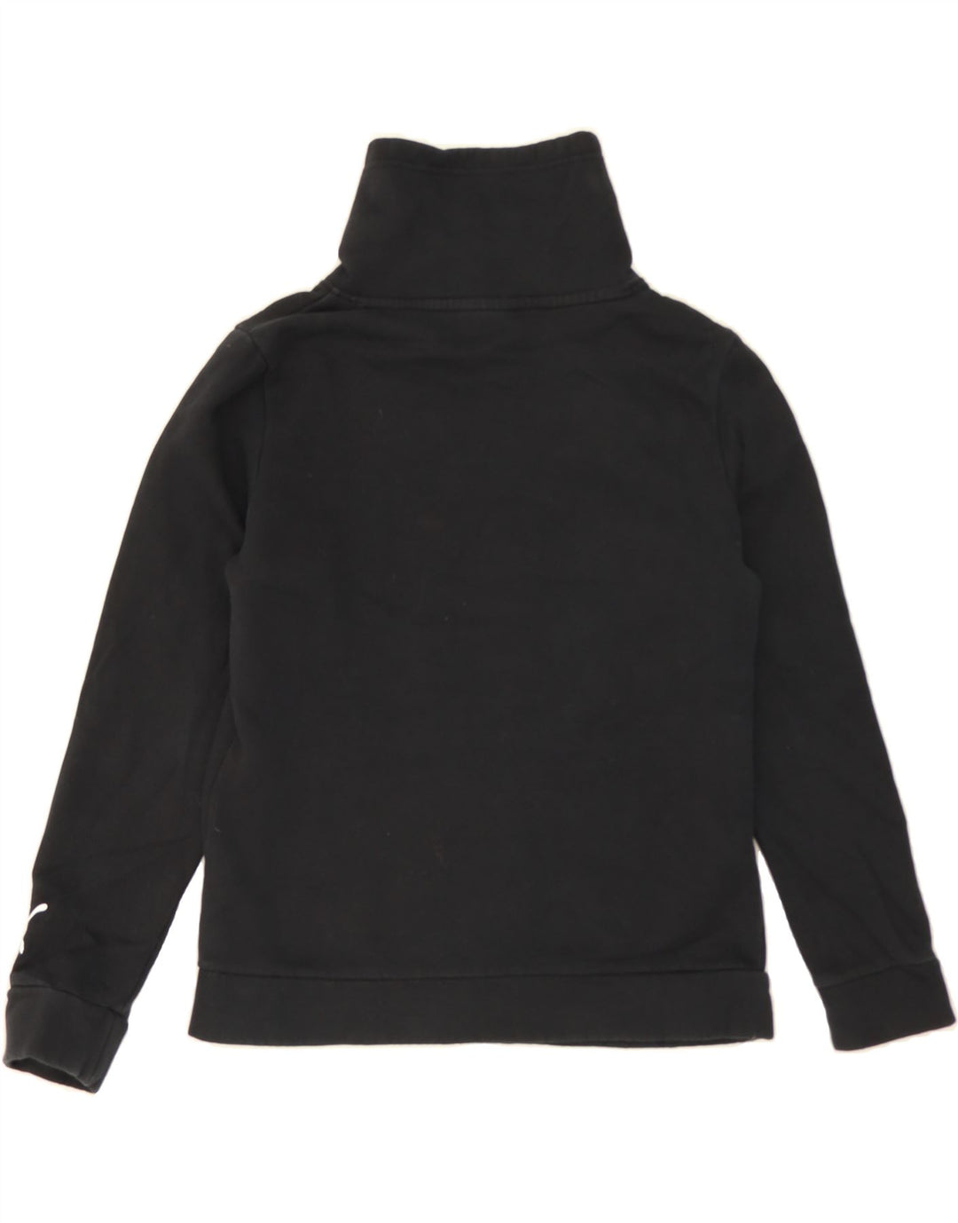 PUMA Womens Graphic Sweatshirt Jumper UK 10 Small Black Cotton Vintage Puma and Second-Hand Puma from Messina Hembry 
