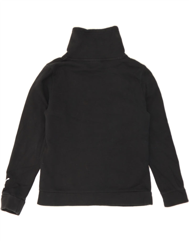 PUMA Womens Graphic Sweatshirt Jumper UK 10 Small Black Cotton Vintage Puma and Second-Hand Puma from Messina Hembry 