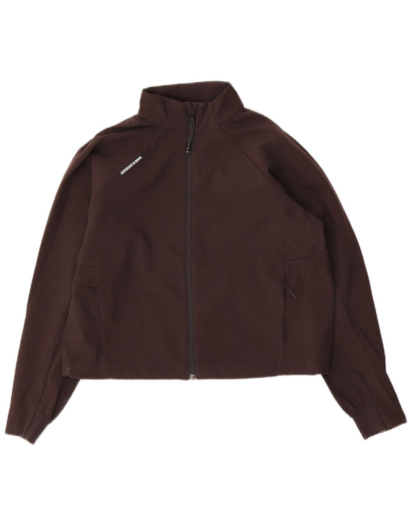 Giacca da ginnastica da donna, vestibilità ampia, corta, SUPERDRY, UK 12, media, nera