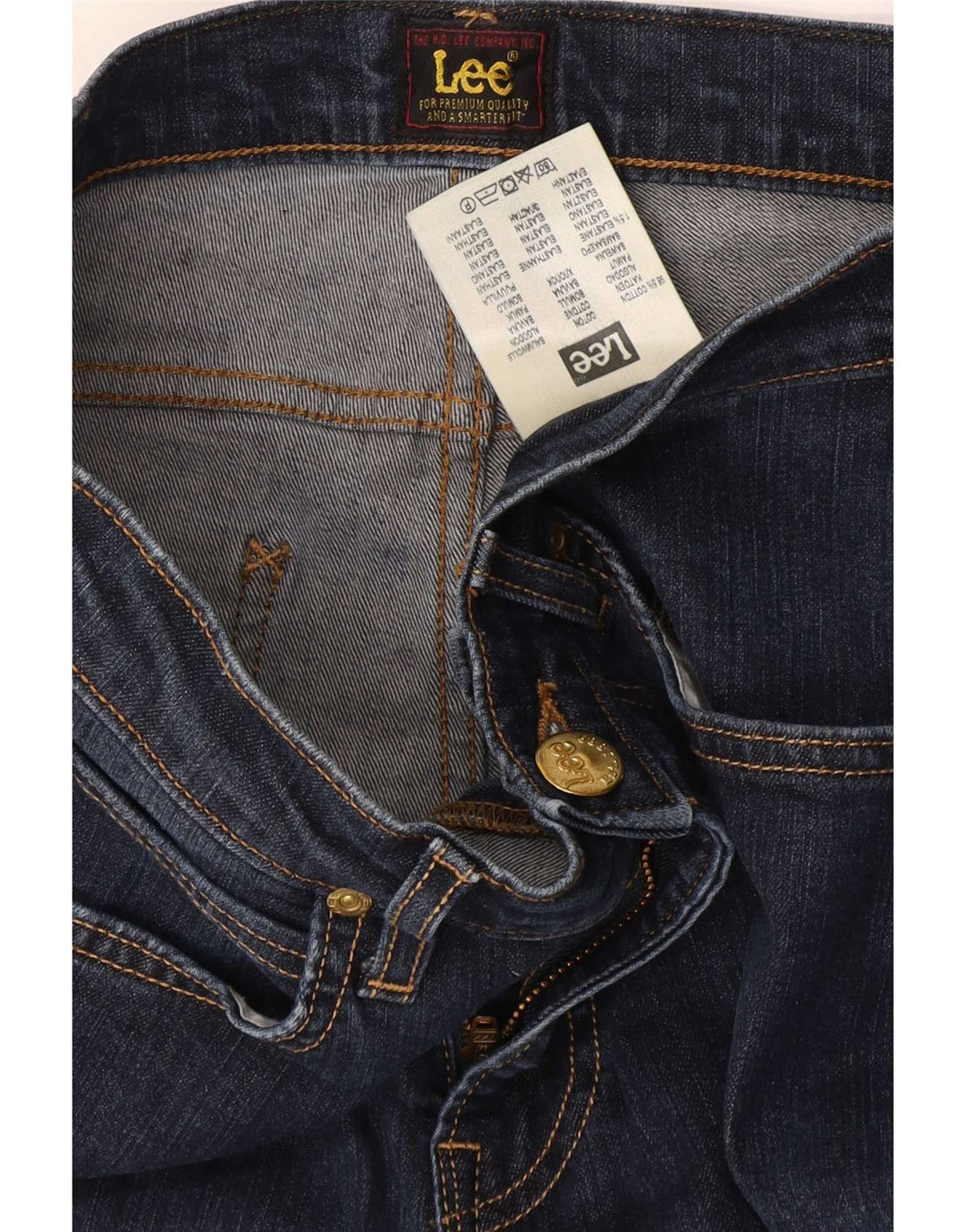 Jeans Lee Luke Slim da donna W29 L30 cotone blu navy