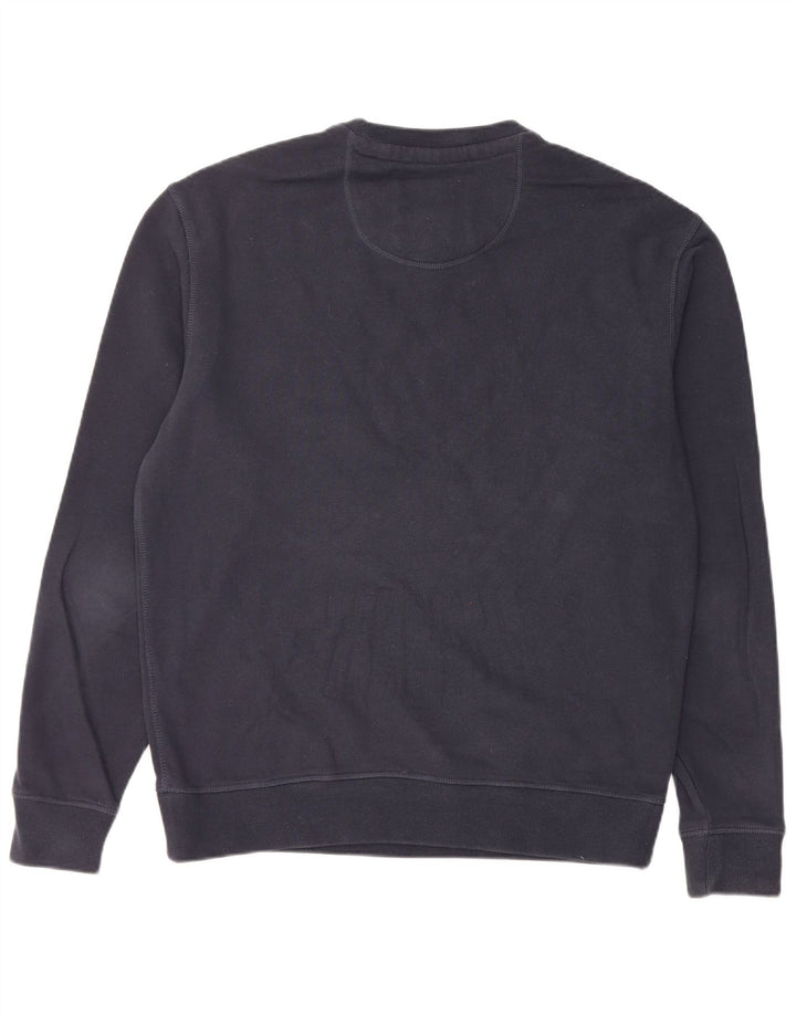 Felpa da uomo Jack Wills Maglione medio in cotone blu navy