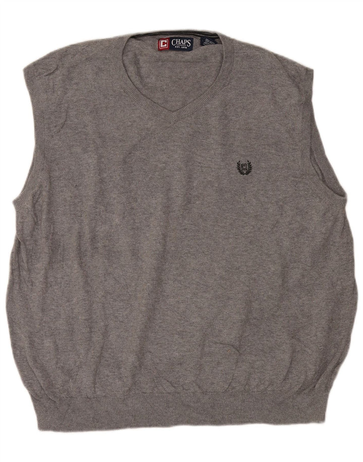 Canotta da uomo Chaps Canottiera 2XL Cotone chiazzato grigio