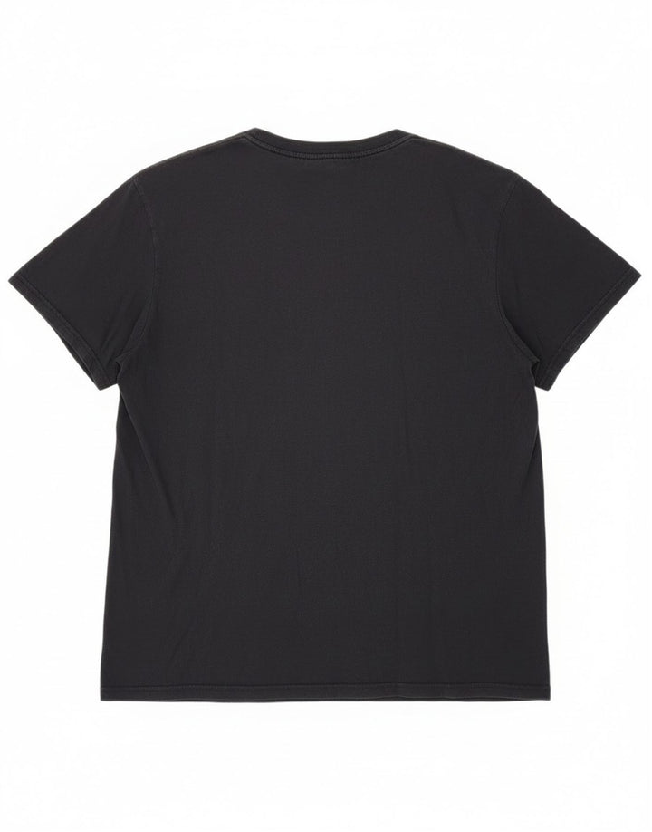 T-shirt da uomo Calvin Klein Top grande in cotone nero