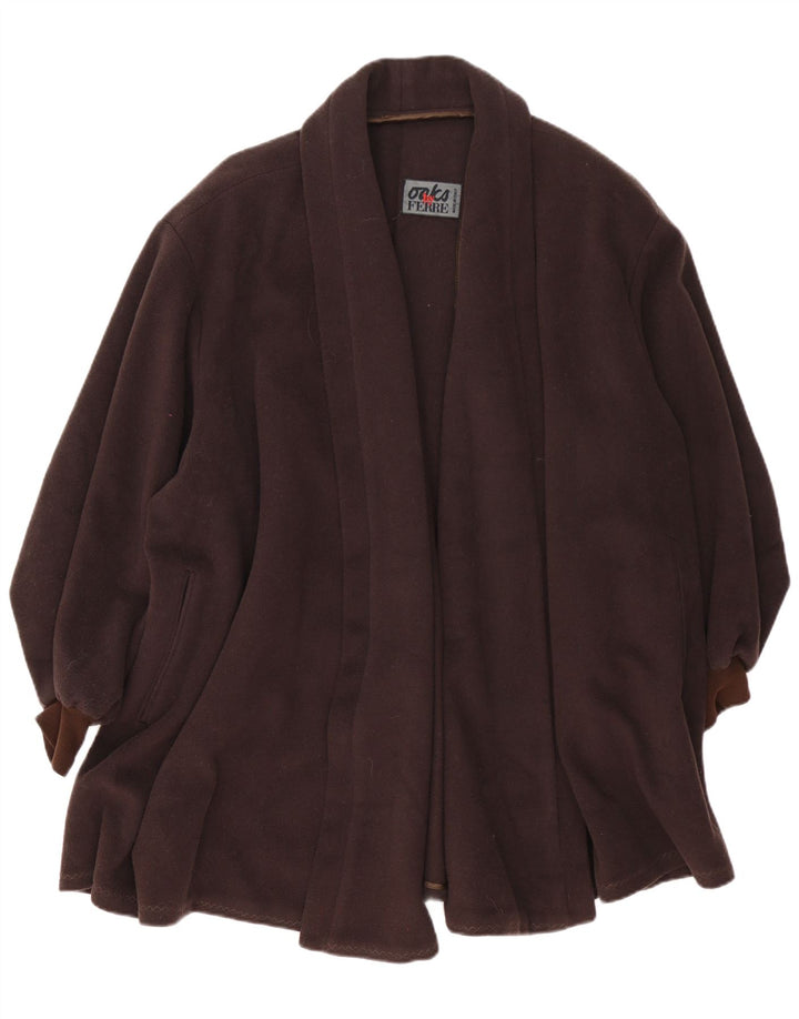 Cappotto aperto oversize da donna Oaks By Ferre UK 14 Marrone medio