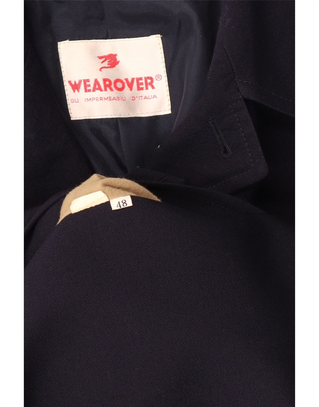 WEAR OVER Cappotto da uomo IT 48 Medio Blu Navy