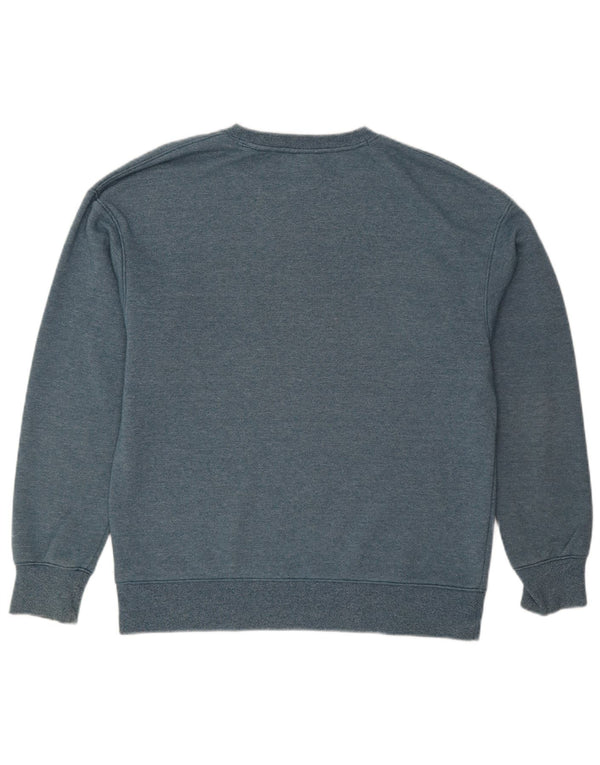 Felpa Nike Uomo Maglione Blu Medio Cotone