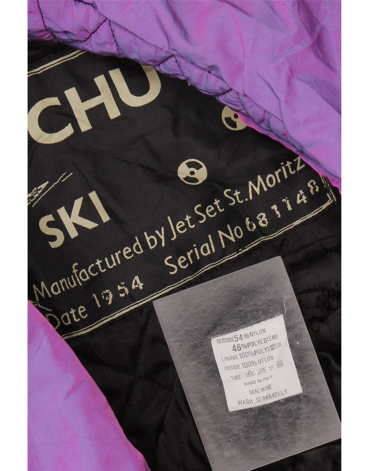 JET SET Giacca da sci Air Chute da donna UK 22 3XL Nylon viola