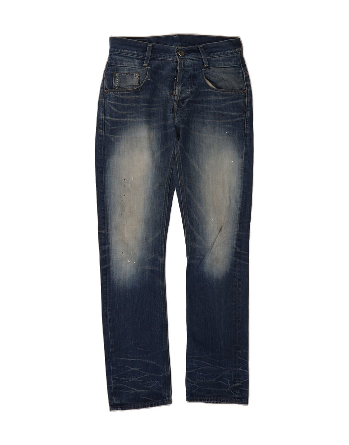 G-STAR Womens Straight Jeans W30 L32 Navy Blue Polyester Vintage G-Star and Second-Hand G-Star from Messina Hembry 