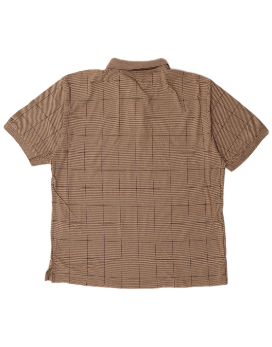 Polo da uomo Izod grande in cotone geometrico beige