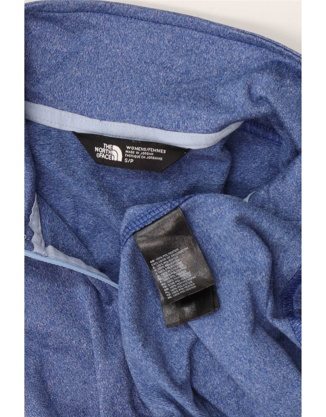 Top da tuta da donna The North Face Pullover UK 10 Small Blue Flecked