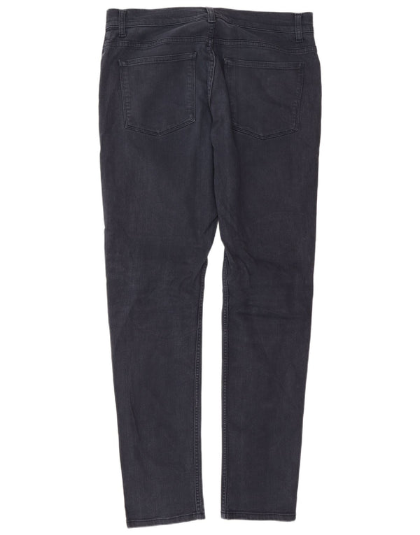 Reiss Mens Slim Jeans W34 L32 Navy Blue Cotton