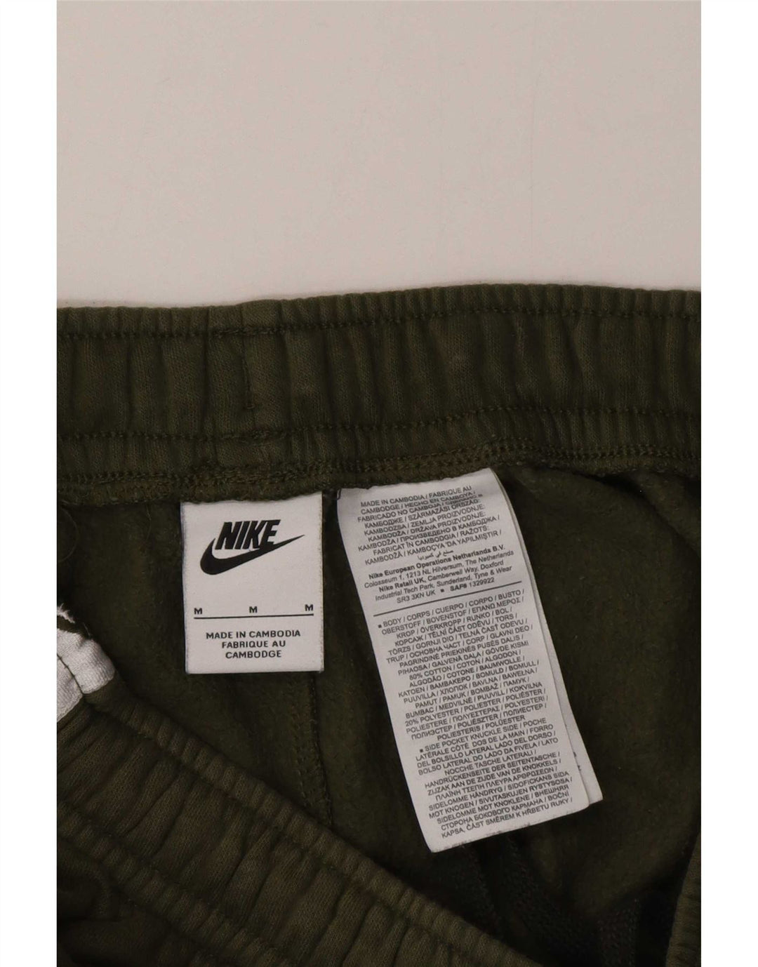 Pantaloni da tuta con grafica Nike da uomo Joggers Medium Khaki Colourblock