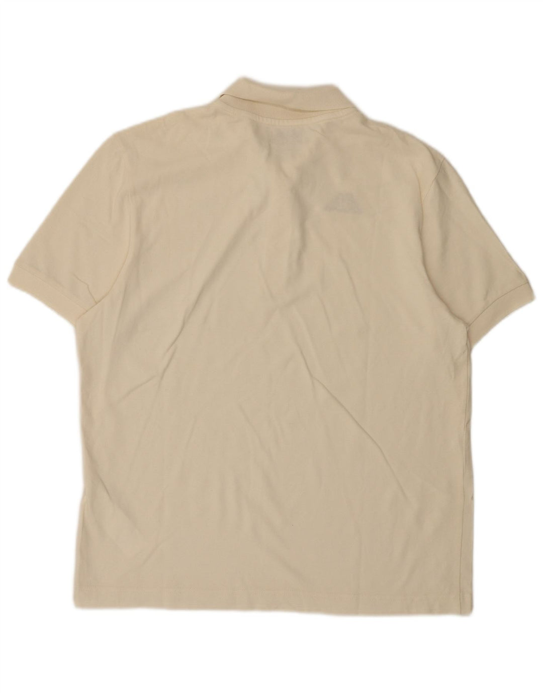 Polo Kappa Uomo Large Bianca In Cotone