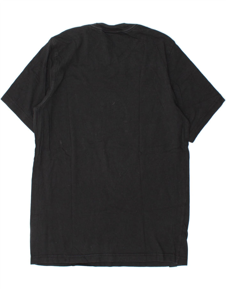 ADIDAS Mens T-Shirt Top Medium Black Cotton Vintage Adidas and Second-Hand Adidas from Messina Hembry 