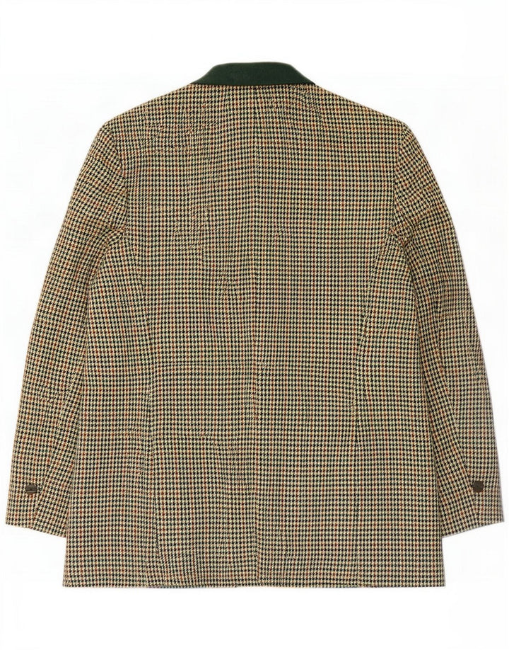 C&A Giacca blazer a 3 bottoni da donna EU 48 2XL Acrilico pied de poule kaki