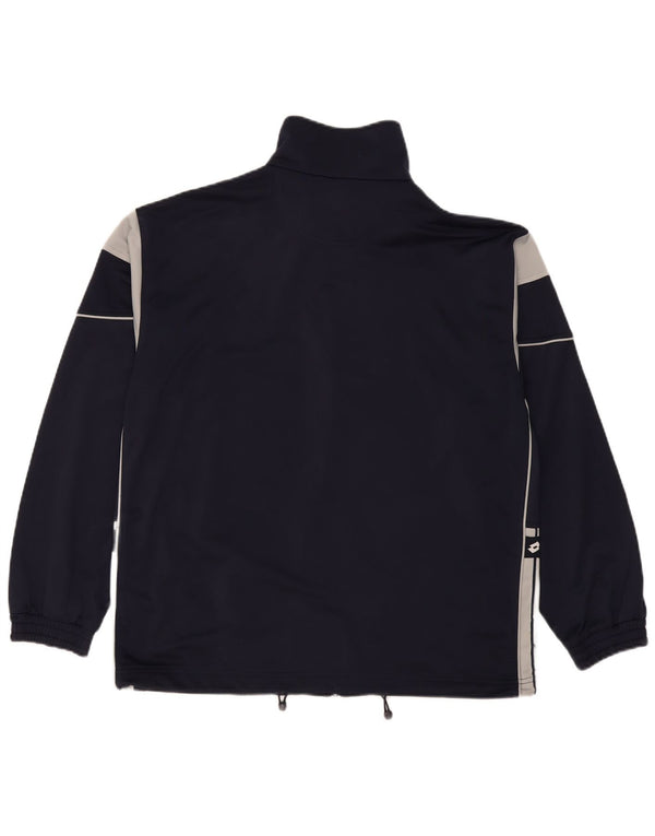 Giacca da tuta da uomo Lotto XL Poliestere color block blu navy