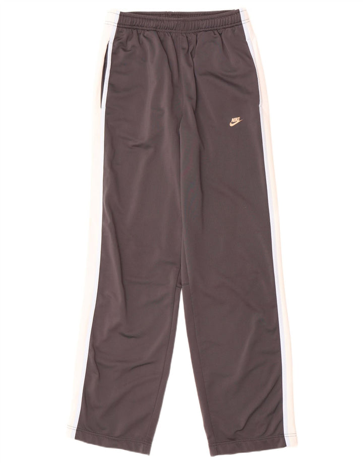 Pantaloni da tuta Nike da uomo UK 35/37 Small Grigio Colourblock Poliestere