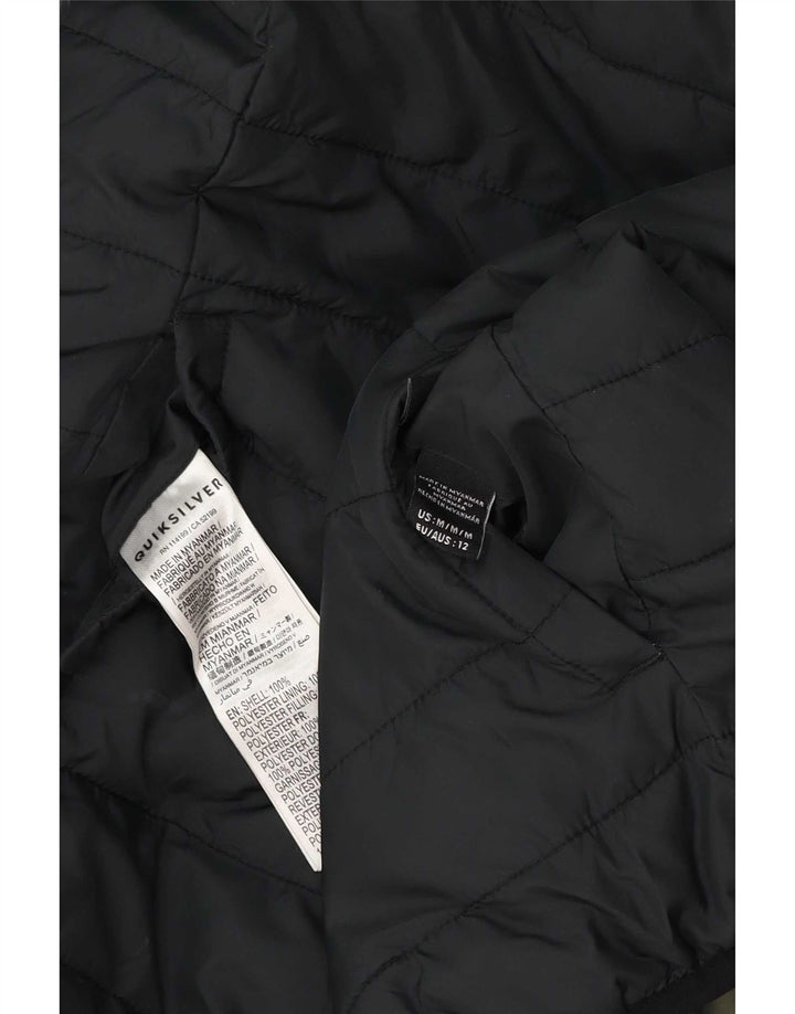 Giacca imbottita reversibile con cappuccio Quiksilver per ragazzi 11-12 anni media kaki