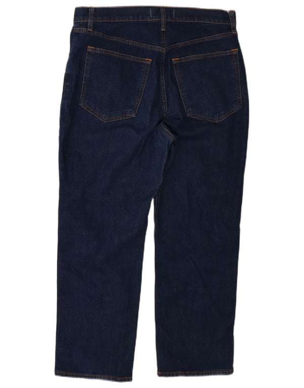 Jeans corti da donna Abercrombie & Fitch US 10 Large W30 L24 Blu navy