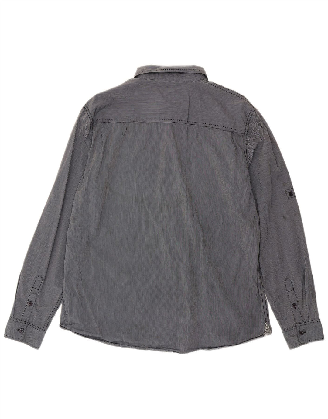 Camicia Lee da uomo vestibilità regolare XL cotone gessato blu