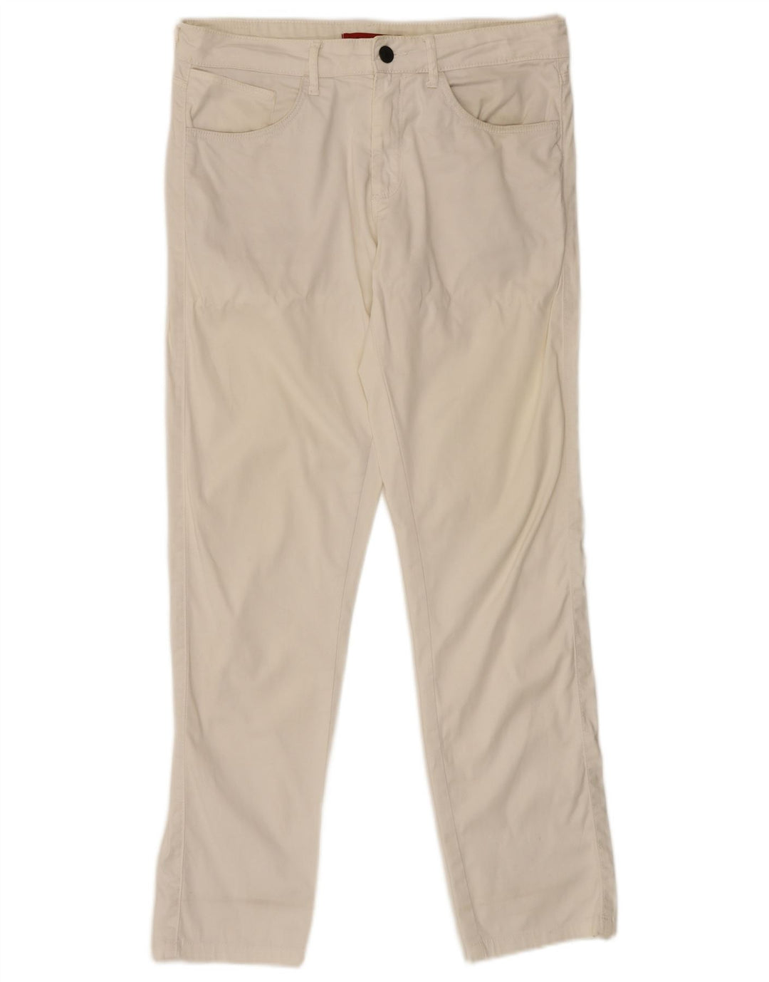 Pantaloni casual slim da uomo Zara EU 40 medi W31 L29 bianchi