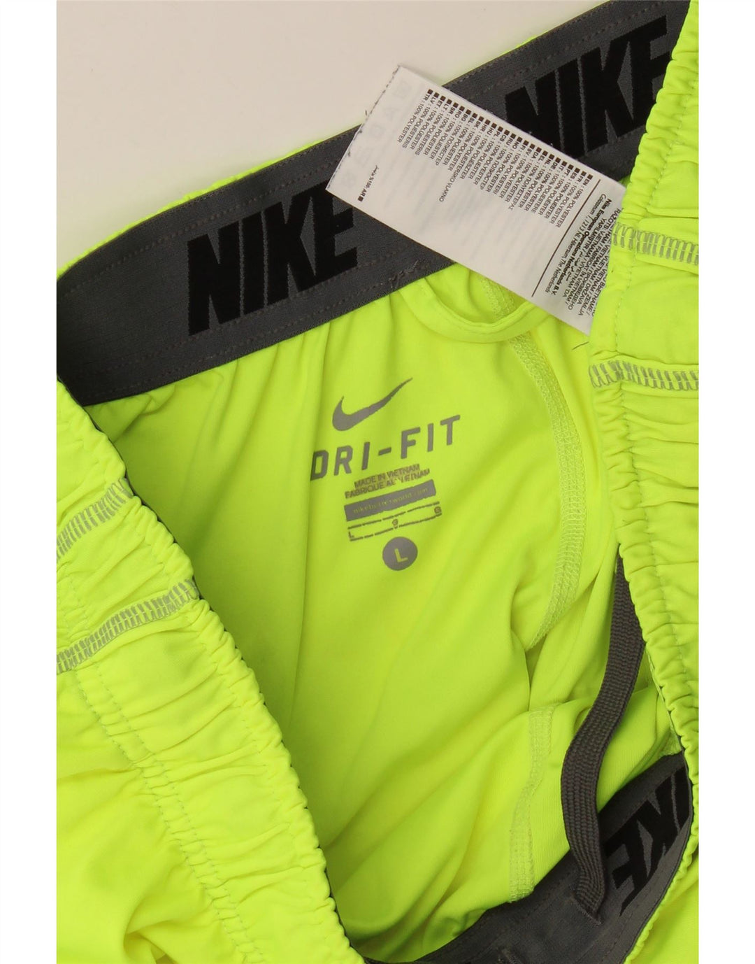 Pantaloncini sportivi Nike Dri Fit da uomo, grandi, in poliestere verde