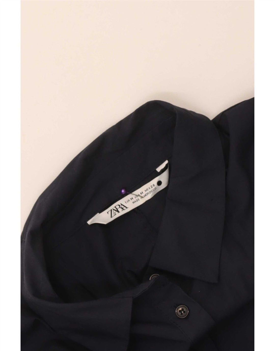 Vestito lungo da donna Zara UK 12 blu navy medio