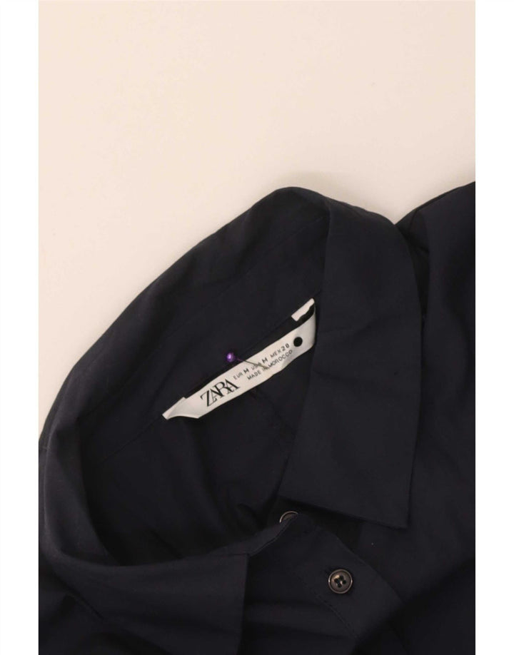 Vestito lungo da donna Zara UK 12 blu navy medio