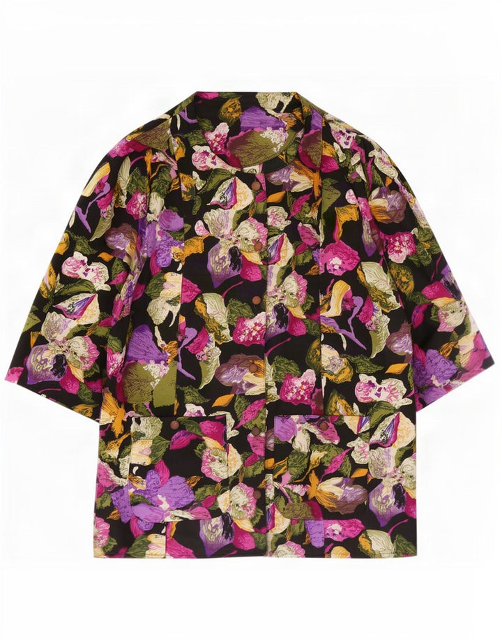 Camicetta da donna con maniche a 3/4 C&A EU 46 XL Poliestere floreale multicolore