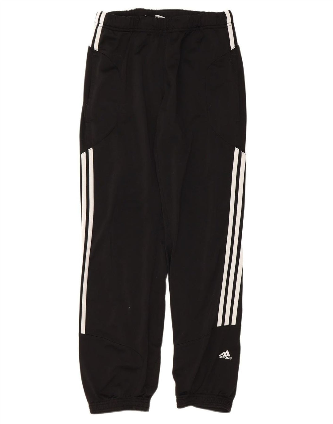 ADIDAS Mens Tracksuit Trousers Joggers UK 40/42 Medium Black Polyester Vintage Adidas and Second-Hand Adidas from Messina Hembry 