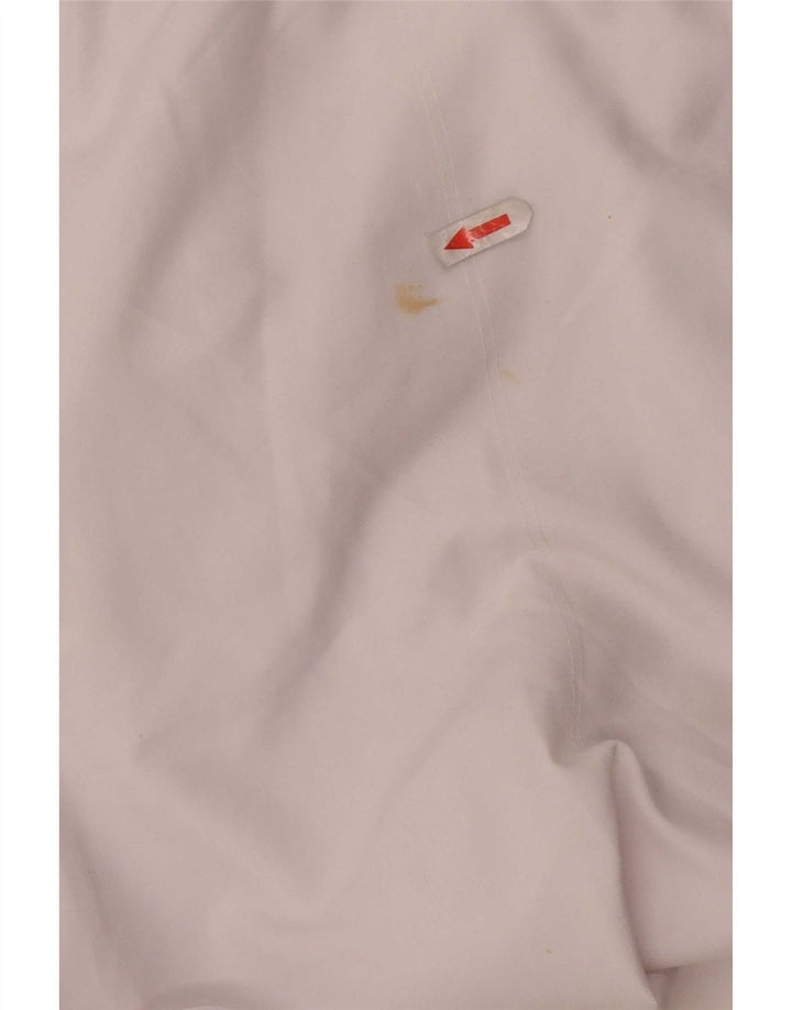 Pantaloncini sportivi Reebok da uomo grandi bianchi in poliestere
