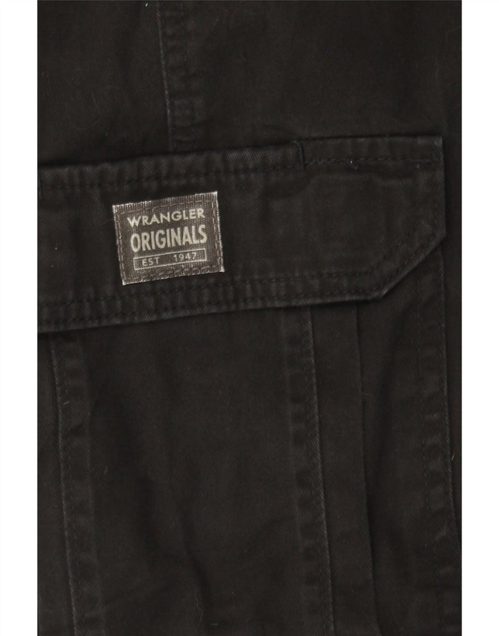WRANGLER Mens Cargo Shorts W42 2XL Black Cotton Vintage Wrangler and Second-Hand Wrangler from Messina Hembry 