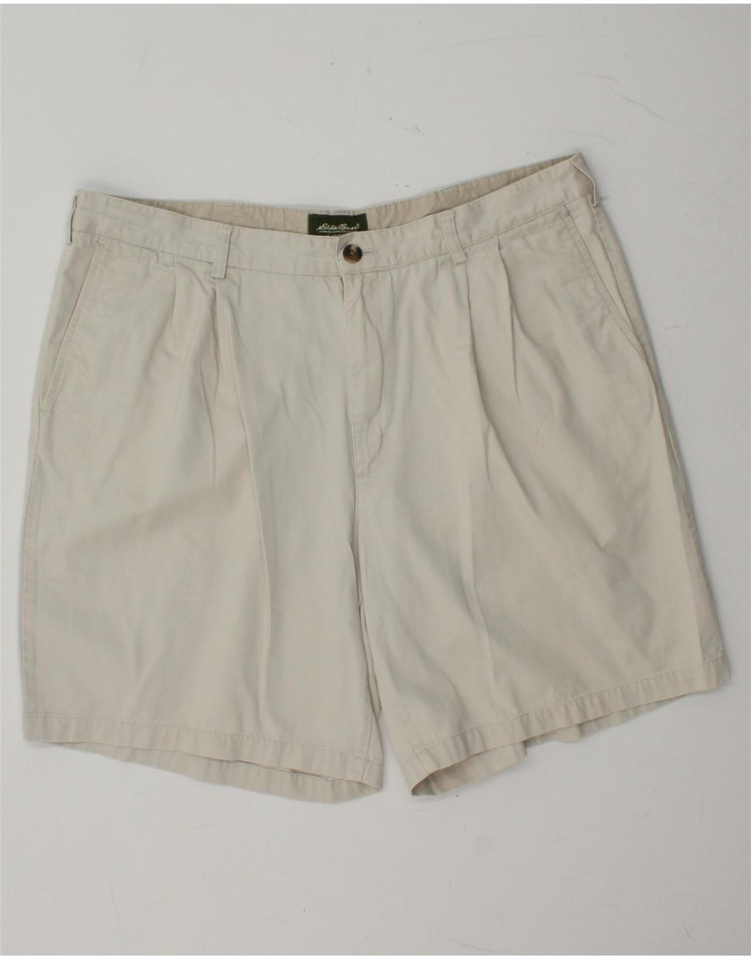 Pantaloncini chino con ancoraggio da uomo EDDIE BAUER W40 XL cotone bianco