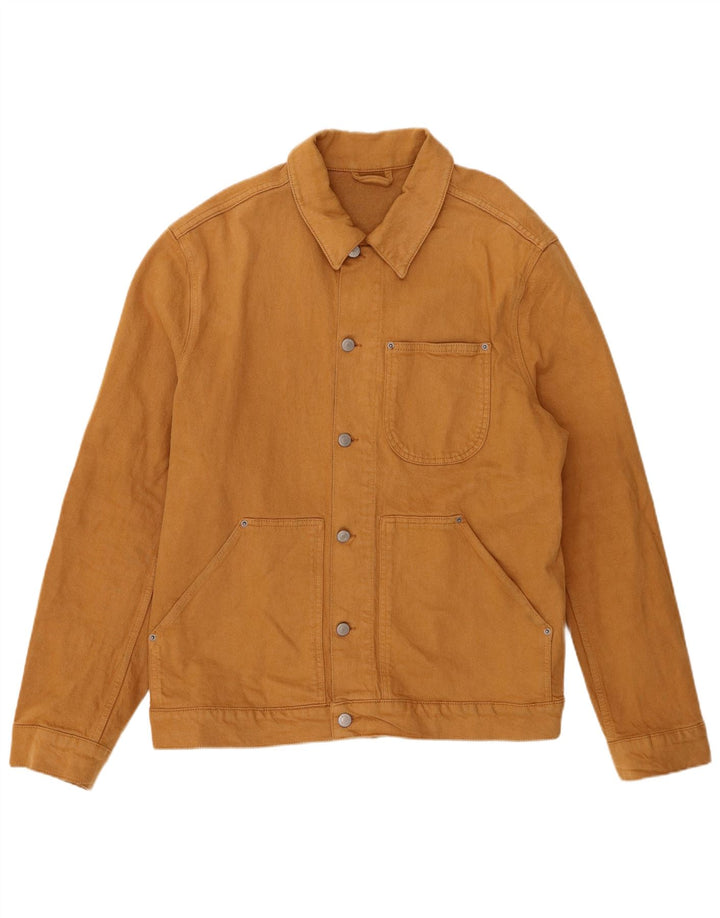 Giacca di jeans da uomo Zara UK 42 XL Lyocell marrone