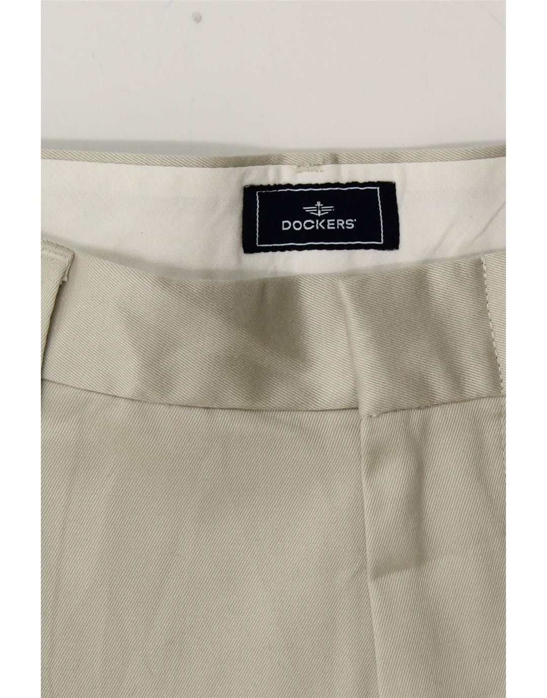 DOCKERS Pantaloni chino da uomo con pegging W32 L29 cotone grigio