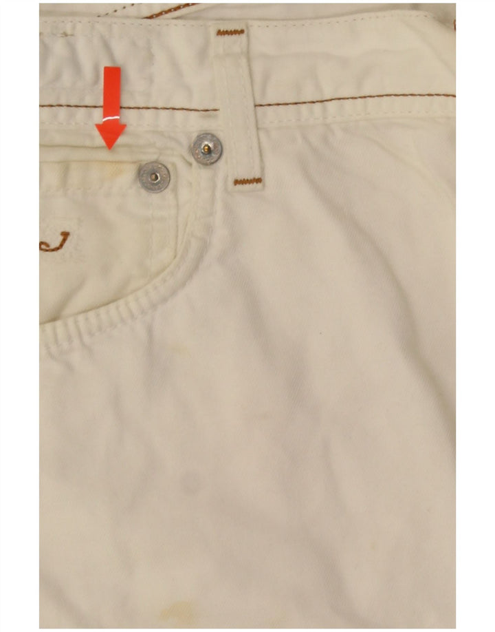 Jeans dritti da uomo Jacob Cohen W35 L34 bianchi