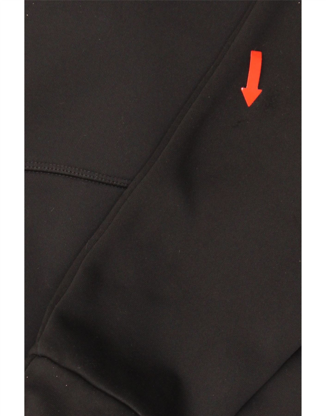 Maglione con cappuccio e zip da uomo Adidas piccolo in poliestere nero