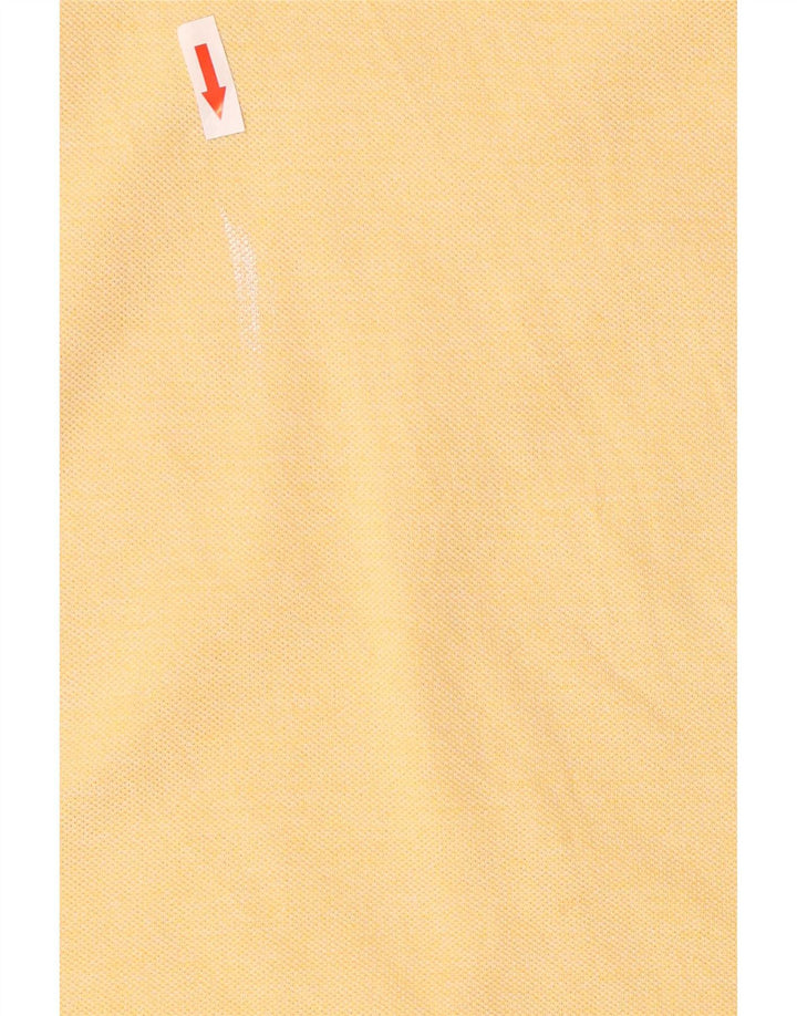 Polo da uomo Lacoste taglia 5 grande in cotone giallo