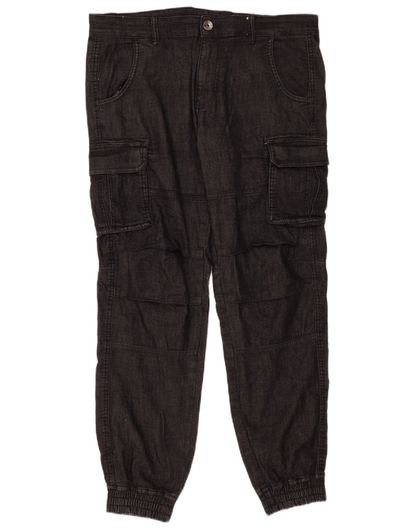 Pantaloni cargo da jogging da donna Gas XL W36 L31 cotone grigio