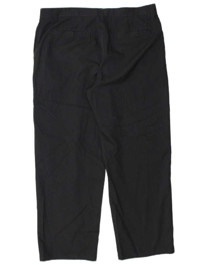 Pantaloni cargo dritti da uomo IZOD W38 L30 poliestere nero