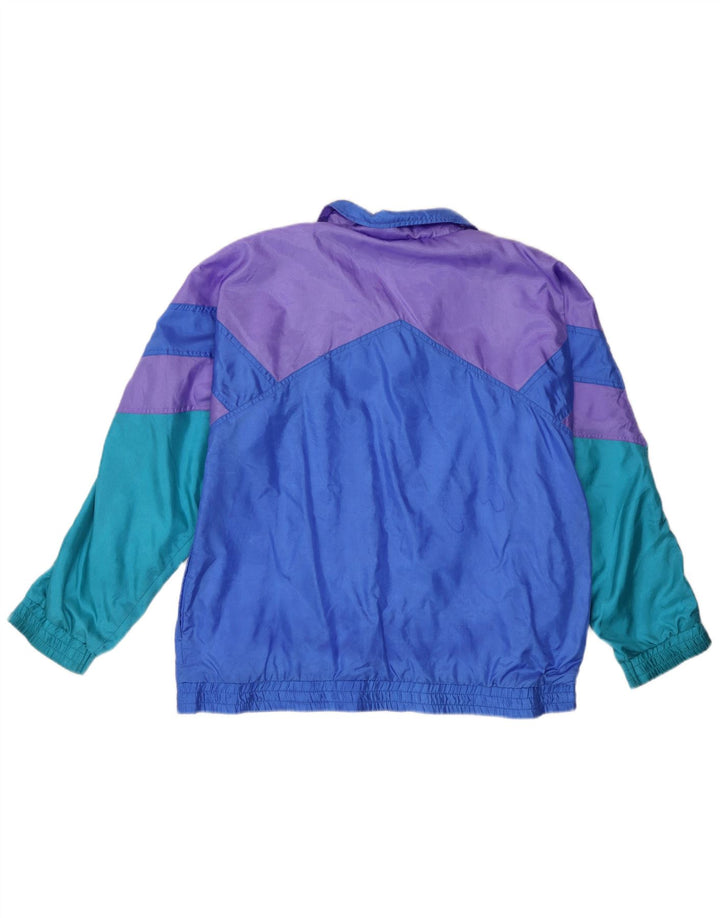 Giacca da ginnastica vintage da ragazza 15-16 anni multicolore color block