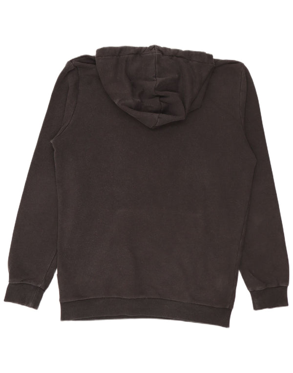 Felpa con cappuccio grafica PUMA da uomo piccola in cotone nero