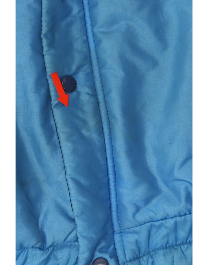 CARRERA Mens Padded Jacket UK 40 Large Blue Colourblock Polyamide Vintage Carrera and Second-Hand Carrera from Messina Hembry 