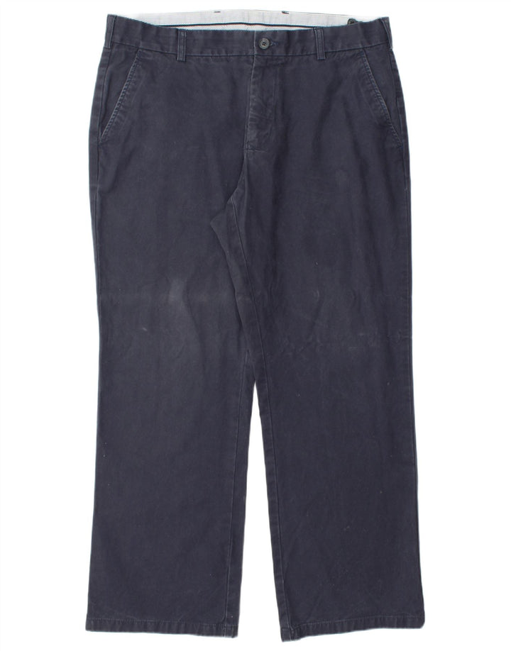 TOMMY HILFIGER Pantaloni chino da uomo Soho dalla vestibilità rilassata W36 L30 Blu navy