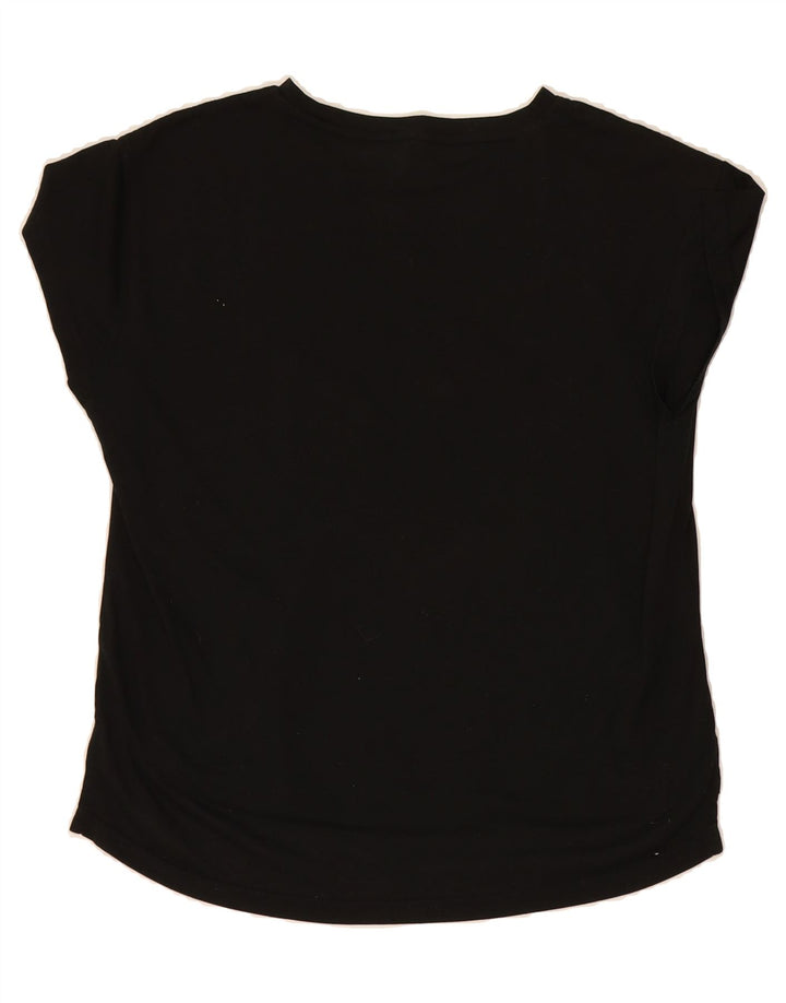 PUMA Womens Graphic T-Shirt Top UK 14 Large Black Vintage Puma and Second-Hand Puma from Messina Hembry 