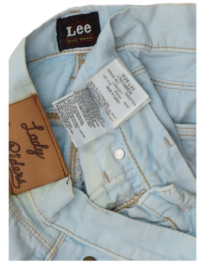 Jeans Lee Lynn stretti slim da donna W28 L33 cotone blu