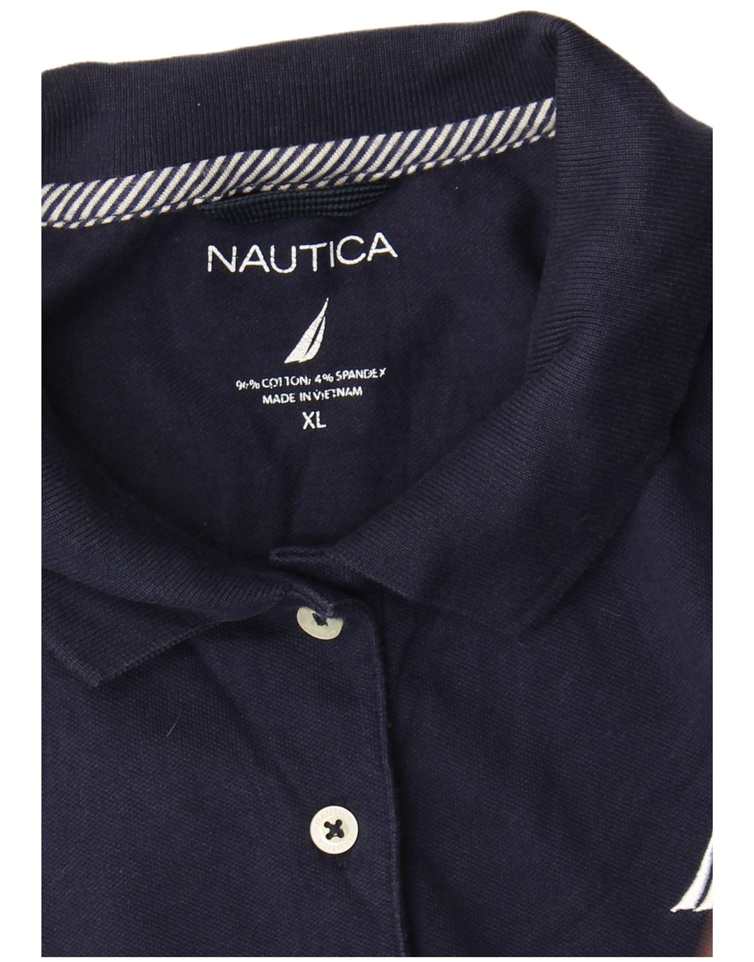 Polo da donna NAUTICA UK 18 XL cotone blu navy