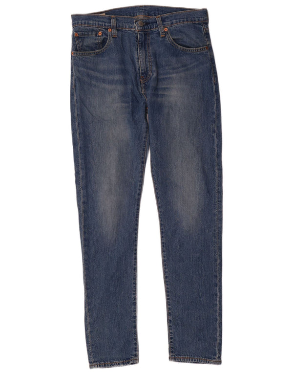 Jeans Levi's Uomo 512 Slim Tapered W32 L32 Cotone Blu
